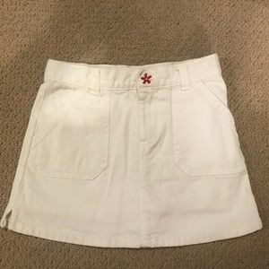 Cute white jeans skirt - NWOT